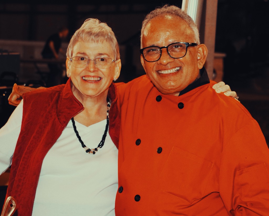 chef with his wife at the business expo 2025